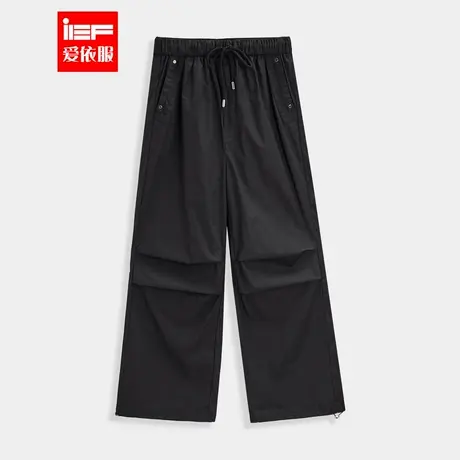 IEF/爱依服裤子2025夏季新款韩版时尚休闲运动风嘻哈风百搭哈伦裤商品大图