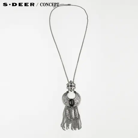 【新品】sdeer圣迪奥民族流苏吊坠项链S15484312图片