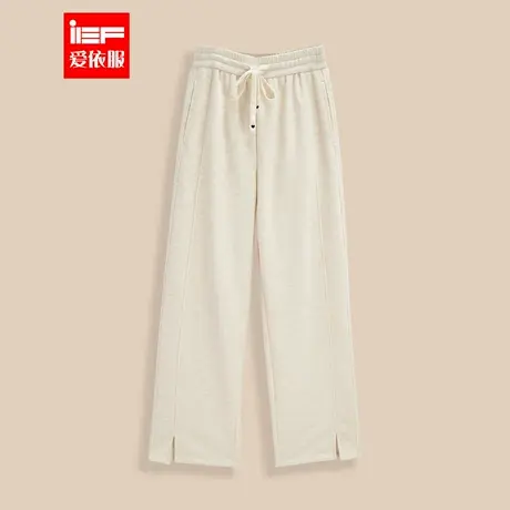 IEF/爱依服【DNA系列】2024秋冬新款简约休闲垂直感通勤阔腿裤商品大图