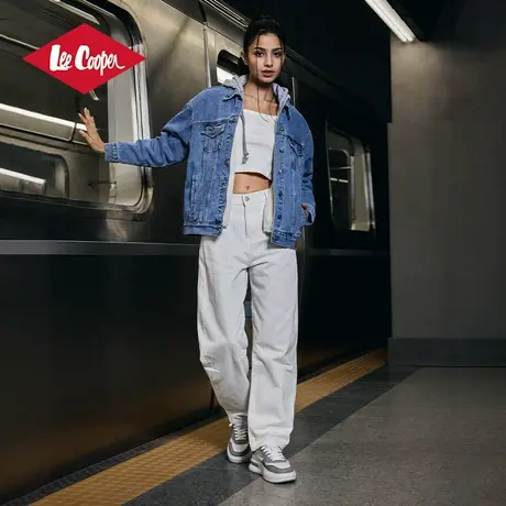 Lee Cooper牛仔裤女款2025春季新款高腰显瘦百搭小个子直筒裤图片