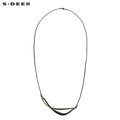 sdeer 圣迪奥时尚休闲创意撞色光泽吊坠项链S18484353图片