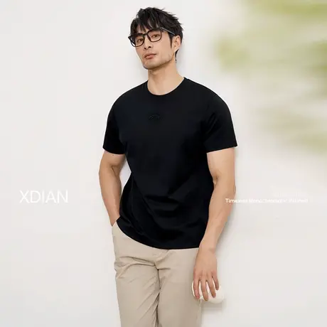 【首页会员内购直降8折】续点「07.19新品」凉感抗菌液氨棉短袖商品大图