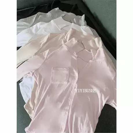 现货 东大门LZ169超美性感 女人味白色修身小开衫T恤sr商品大图