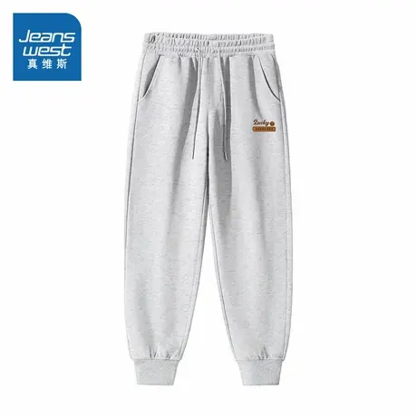 JR真维斯男装 2025秋季新款男款韩式潮流时尚休闲针织休闲收脚裤商品大图