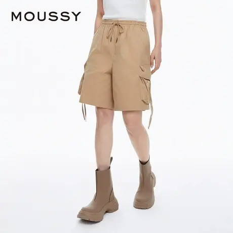 MOUSSY 夏季新品街头男友风工装裤五分休闲裤女028HA430-1811商品大图