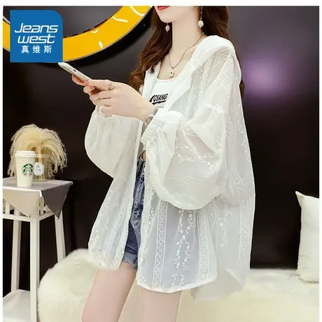 LE真维斯女装2025夏季新款气质时尚设计感上衣独特轻薄长袖衬衫女商品大图