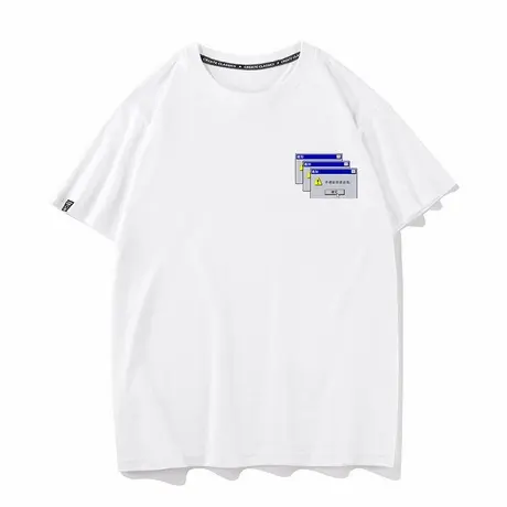 秀洛不建议你建议我夏季新款短袖T恤纯棉宽松打底衫半袖衣服体恤商品大图