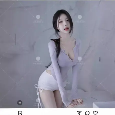 现货~韩国东大门2014夏装新 大美女氛围感紫灰色显腰细打底衫上衣图片