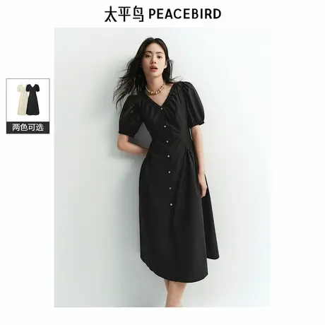 【来了就好】太平鸟品质长款连衣裙图片