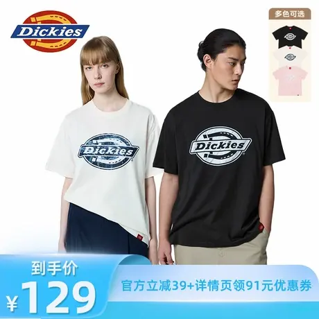【所有爸妈的幸福家直播间】Dickies春夏 LOGO印花短袖T恤 男女图片