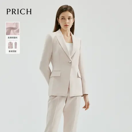 PRICH气质轻职场西装外套女薄款修身通勤套装裤子商品大图