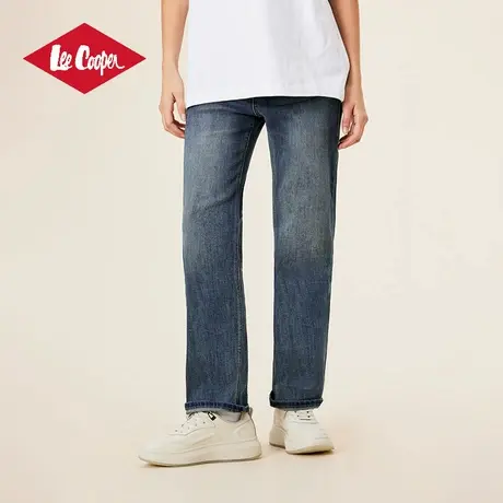 Lee Cooper复古阔腿牛仔裤女2025新款春季休闲宽松显瘦拖地裤商品大图