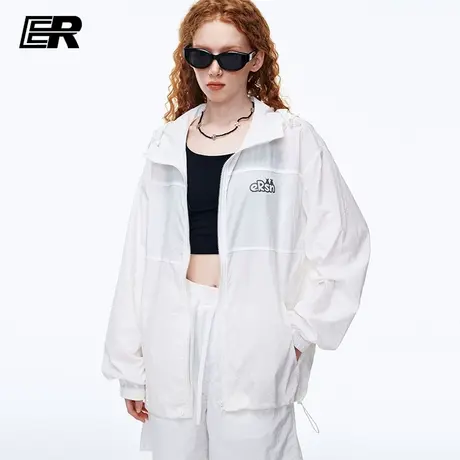 ER超薄透气夏季新款潮牌情侣遮阳防晒衣防紫外线连帽外套夹克商品大图