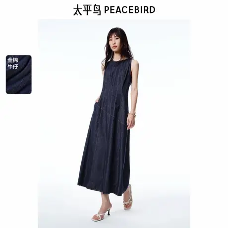 【商场同款】太平鸟女装2025年夏季新款轻薄连衣裙A1FAF2485商品大图