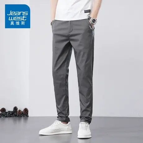 KZ真维斯夏季薄款休闲裤男士宽松商务西裤上班工作通勤男裤子夏天图片