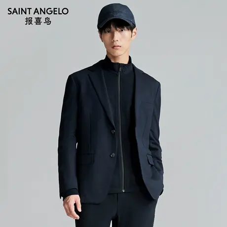 报喜鸟秋季新款男士商务休闲时尚运动西服上衣外套百搭便西单西男商品大图
