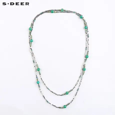 【新品】sdeer圣迪奥女装新款长款项链围脖链颈链毛衣链S15484368图片