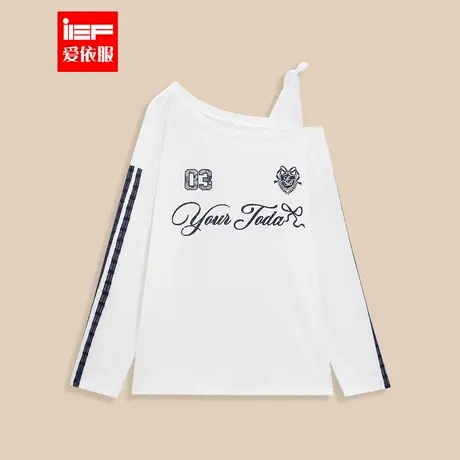 IEF/爱依服2025夏秋新款美式休闲风设计感辣妹宽松百搭长袖中上衣图片