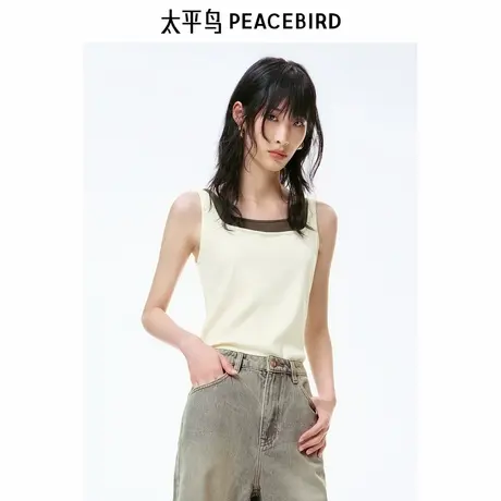 【商场同款】太平鸟女装2025年夏季新款吊带背心A3CQF2339图片