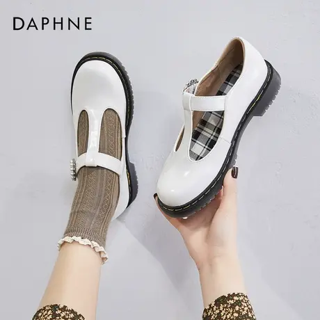 Daphne/达芙妮2022年新款学院风单鞋422101520商品大图