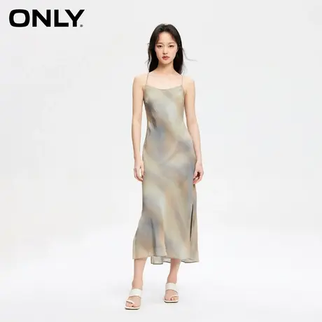 ONLY奥莱春季新款时尚设计感晕染吊带中长款连衣裙女商品大图