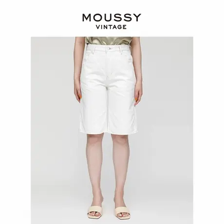 MOUSSYVINTAGE 明线设计刺绣牛仔短裤五分裤女540FSC11-1180图片