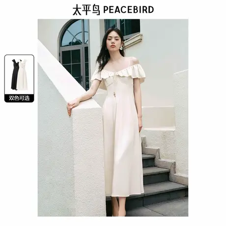 【来了就好】太平鸟法式连衣裙图片