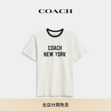 COACH/蔻驰男女通用COACH纽约图案T恤图片