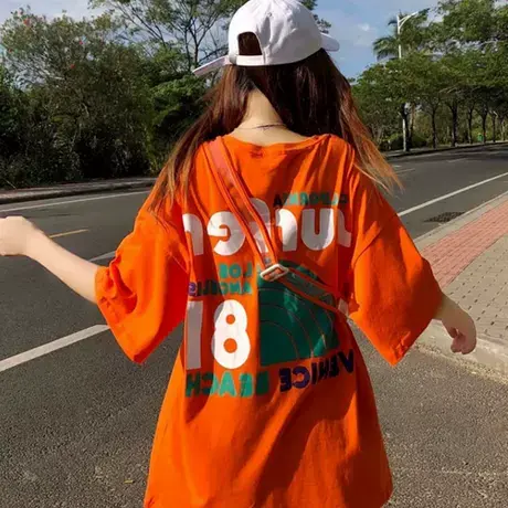 商场专柜欧洲站韩版洋气女装2025年新款大版短袖T恤上衣夏季ins风图片