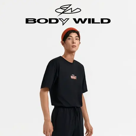 【FUN系列】BODYWILD宝迪男士短袖T恤家居服上衣轻薄棉ZBN41YR1A商品大图