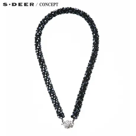 【新品】sdeer圣迪奥女装简约光泽感装饰项链S17184364图片