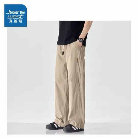 ED真维斯男装2025春季新款  潮牌百搭美式休闲高街时尚休闲裤男图片