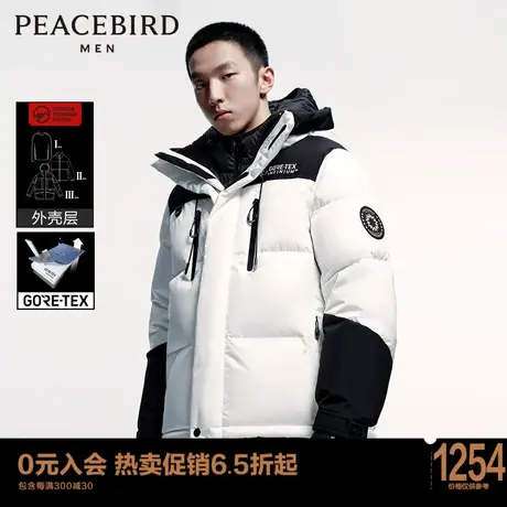 太平鸟男装 GORE-TEX INF户外冬季羽绒服B2ACC4G10图片