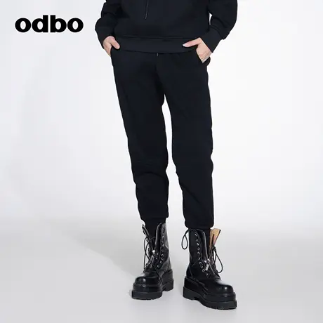 odbo/欧迪比欧原创设计百搭舒适休闲运动裤秋冬新款宽松长裤图片