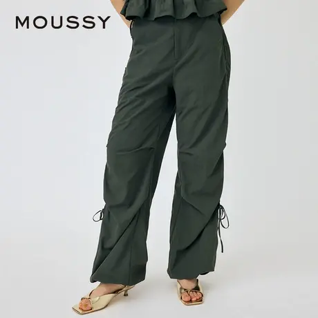 MOUSSY 夏季欧美风绑带系带工装抽绳休闲裤010HS631-0821商品大图