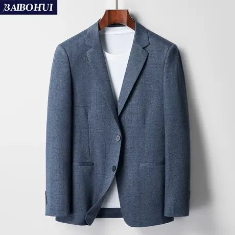 2024新款休闲西装男士春夏季薄款商务修身职业单件小西服上衣外套商品大图