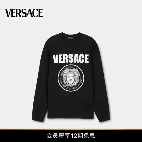 【早秋新品】VERSACE/范思哲 男士Medusa Rock长袖T恤图片