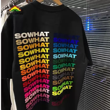 港风ins嘻哈重磅短袖T恤女夏季宽松中长款大版潮流中性风半袖上衣商品大图