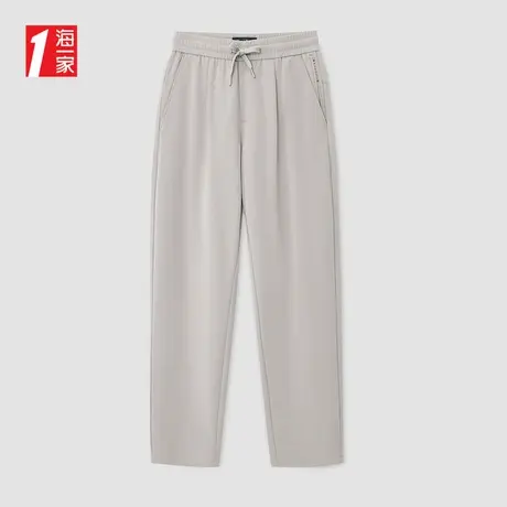 海一家简约日常九分裤2025夏季新款日常基础青年男士休闲裤图片