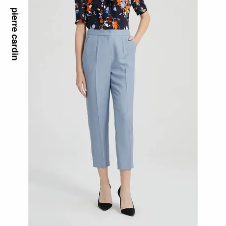 【皮尔卡丹女装】2024年夏季新款简约清爽干练西服裤【官方正品】商品大图