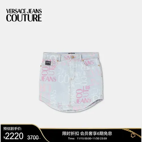 【甄选折扣】VERSACE JEANS COUTURE 女士丹宁迷你半身裙图片