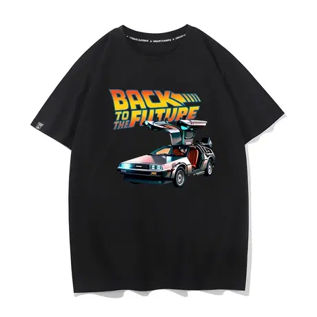 Back to the Future经典老电影回到未来T恤男科幻纯棉短袖衣服商品大图