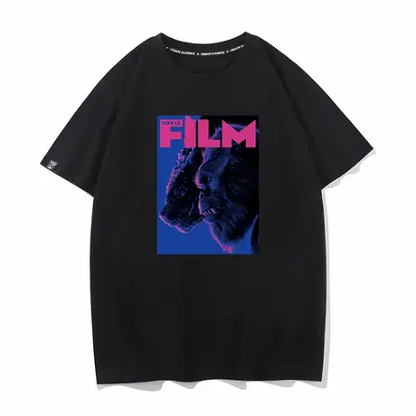 秀洛哥斯拉大战金刚2帝国崛起周边衣服半袖纯棉宽松短袖T恤男女图片