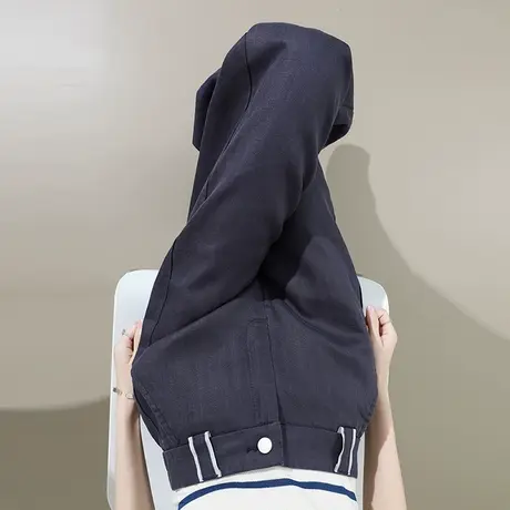 莱赛尔天丝亚麻直筒裤女夏季薄款高腰宽松垂感防晒休闲西装拖地裤商品大图