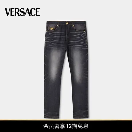 【早秋新品】VERSACE/范思哲 男士Medusa Biggie常规版牛仔裤商品大图