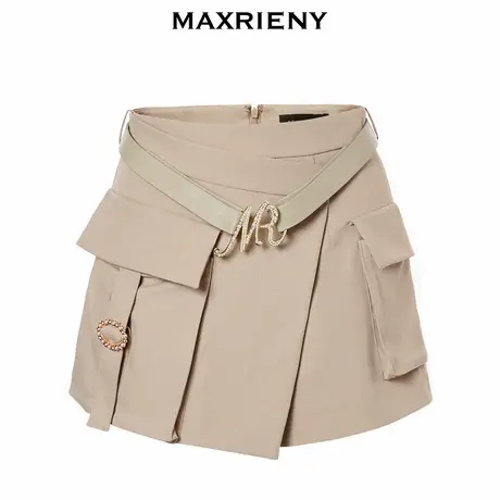 【奥莱】MAXRIENY半裙千禧辣妹包臀短裙工装风裙裤商品大图