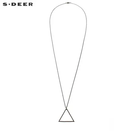 sdeer【商场同款】圣迪奥简约几何吊坠装饰项链S17384346图片