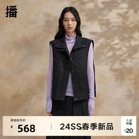 播叠穿小马甲女2024春季新款宽松小个子洋气时髦上衣DDR1MD5185商品大图