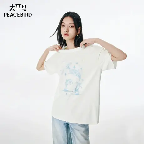 【商场同款】太平鸟女装2025年夏季新款高街短袖T恤A3CNF2646图片