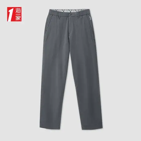 海一家简约日常九分裤2025夏季新款日常基础青年男士休闲裤图片